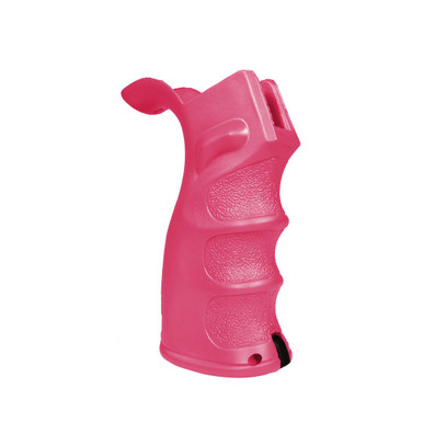 Tiger Rock Inc Tiger Rock Inc. HG003-PNK AR-15/10 Trap Door Pistol Grip - Ergonomic Design in Cerakote Pink - $15.59 at ABCSportZ
