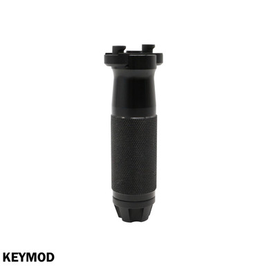 Tiger Rock Inc Tiger Rock Inc. HG010-KM 4 Inch Aluminum Vertical Foregrip - Lightweight KeyMod Compatible Tactical Grip - $23.74 at ABCSportZ