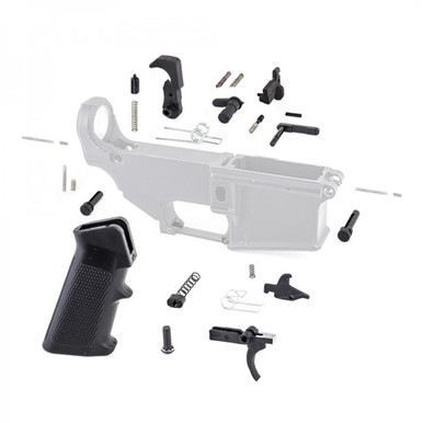 Tiger Rock Inc Tiger Rock Inc. LPK-17-TG Lower Parts Kit for AR-15 - Complete Assembly with Standard Grip - Made in USA - $34.99 at ABCSportZ