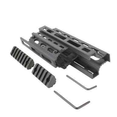 Tiger Rock Inc. MAK001M AK M-LOK Handguard - Lightweight 6061-T6 Aluminum with 2" & 3" M-LOK Rails for Custom Accessories