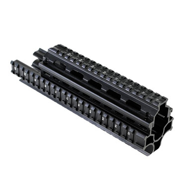 Tiger Rock Inc. MSG39 Saiga 7.62x39 Quad Rail Handguard - Lightweight 6061-T6 Aluminum, Matte Black Finish