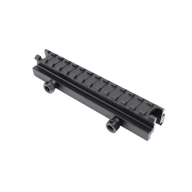 Tiger Rock Inc. MT005L Flat Top Riser Mount for AR-15 - Durable 3/4" Height, Matte Black 6061-T6 Aluminum, Easy Installation