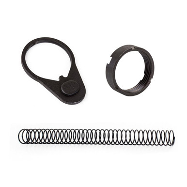 Tiger Rock Inc. P+N+S 223/5.56 Rifle Endplate, Castle Nut & Carbine Buffer Spring Set - Enhance Your Firearm's Performance & Reliability
