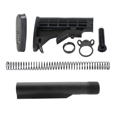 Tiger Rock Inc Tiger Rock Inc. ST007-D 6-Position Stock Kit with Buttpad Combo for 223/5.56 Rifles - Lightweight & Adjustable - Final Sale - $23.74 at ABCSportZ