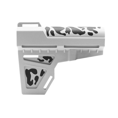 Tiger Rock Inc Tiger Rock Inc. ST-SW-WHI-CAM Cerakote Camo Pistol Stabilizer - Lightweight Black & Bright White Accessory for Enhanced Stability & Accuracy - $62.49 at ABCSportZ