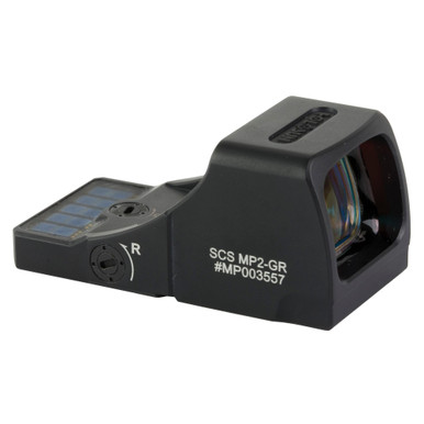 Holosun SCS-MP2-GR Green Solar Charging Sight for Smith & Wesson M&P 2.0 - Battery-Free, Waterproof & Multi-Reticle System