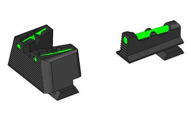 Hi-Viz MPCLW21-1 - High Visibility Co-Witness Sight Set for S&W M&P Full Size/Compact Models