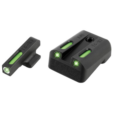TRUGLO TFX TG-TG13KM1A Night & Day Fiber-Optic Tritium Sights - Unmatched Visibility & Durability for Precision Shooting