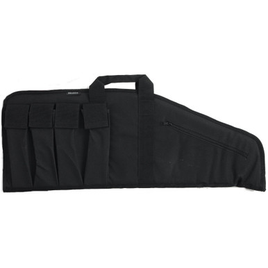 Bulldog Cases BD422 | Heavy-Duty Water-Resistant Gun Case with External Magazine Pouches & Adjustable Shoulder Strap