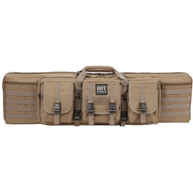 Bulldog Cases Bulldog Cases BDT35-36T Single Rifle Case - Durable Water-Resistant Nylon with Accessory Pockets - $101.99 at ABCSportZ