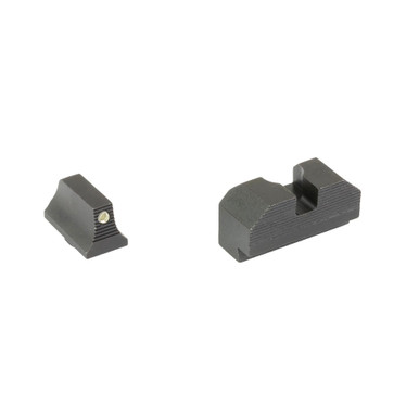 Xs Sights XS Sights GL-M201P-4 | Minimalist OR Back-Up Sights for Glock Pistols - Tritium & Black Nitride Finish - $81.99 at ABCSportZ