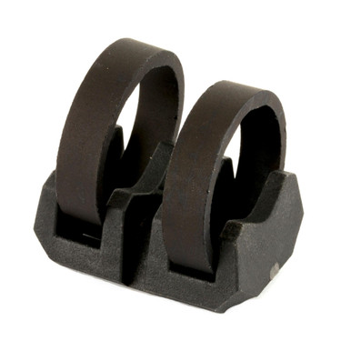 Magpul Industries MAG614-BLK Light Mount V-Block & Rings - Universal Tactical Light Attachment for M-LOK & MOE Scout Mounts