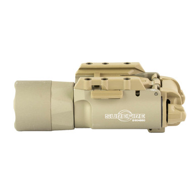 SureFire X300T-A-TN Turbo WeaponLight - 650 Lumens, 66,000 Candela, Durable Tactical Illumination for Handguns