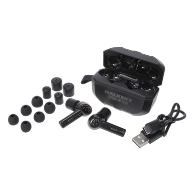 Walker's GWP-DSRPT Disrupter: Premium Bluetooth Hearing Protection & Sound Enhancement Earbuds for Active Lifestyles