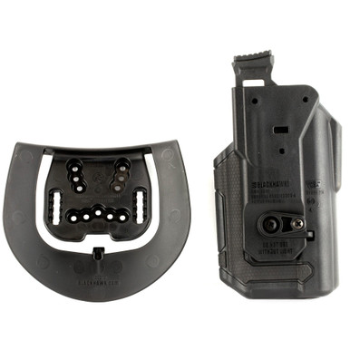 BLACKHAWK 419001BBR Omnivore Multi-Fit Holster - Level 2 Retention for Semi-Automatic Handguns with Rail