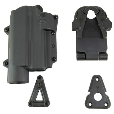 Rapid Force R2-B-0057-BK-RH-LL-A0-C Level 2 Retention OWB Holster - Durable Duty Design for Law Enforcement & Competitive Shooters