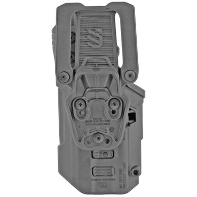 BLACKHAWK 44N600BKR T-Series L3D Holster | Level 3 Retention | Thumb-Activated | Fits Streamlight TLR 1 & 2 | Secure & Stealthy Design
