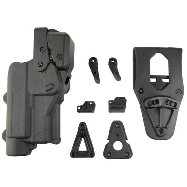 Rapid Force R3-M-0057-BK-RH-LL-A0-C Level 3 Duty Holster - Secure, Durable & Light-Compatible