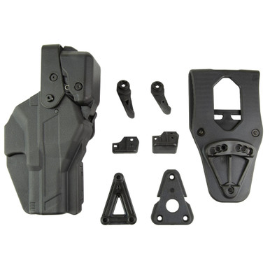 Rapid Force Level 3 Duty Holster R3-M-0057-BK-RH - Ultimate Security & Retention for Duty Guns