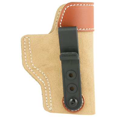 Desantis Gunhide DeSantis Gunhide SOF-TUCK IWB Holster #106 for Concealed Carry - Adjustable cant, Suede Leather, Tuckable Design - $41.38 at ABCSportZ