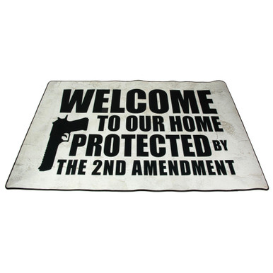 TekMat 2nd Amendment Door Mat - Heavy-Duty 25"x42" Patriotic Welcome Mat with Non-Slip Backing