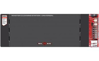 Real Avid AVMCS-U Master Cleaning Station for Rifles, Handguns & Shotguns - Next-Gen Cleaning Mat & Tool Kit with Compact Storage