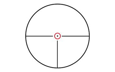 Konus 7184 Tactical Riflescope with Circle-Dot Reticle | Waterproof, Fogproof, and Shockproof Optics for Hunting Fast Moving Targets
