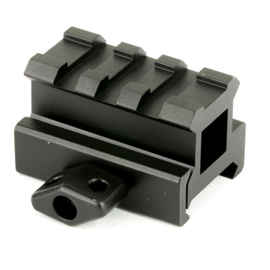 Leapers, Inc. - Utg Leapers UTG MNT-RS08S3 Compact Picatinny Riser Mount for Rifles - Durable Aircraft Aluminum Design for Precision Shooting - $10.97 at ABCSportZ