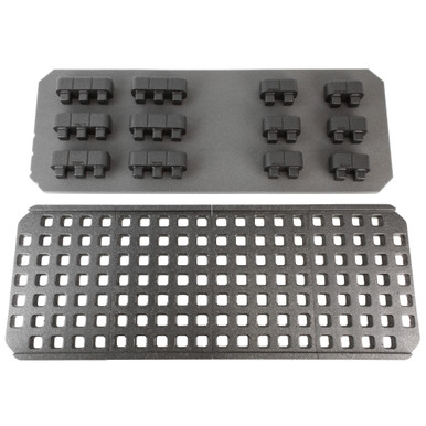 Magpul Industries MAG1460-BLK GRID Modular Gear Organizer - Lightweight, Impact-Resistant, and Customizable Storage Solution