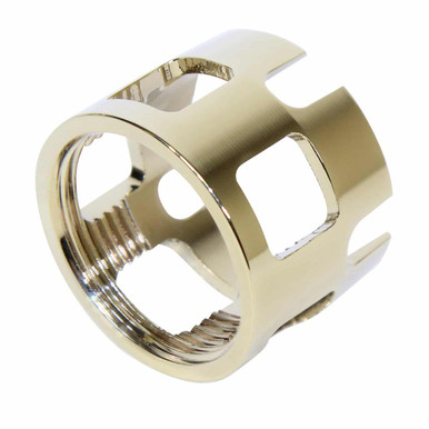 Guntec Usa Guntec USA CASTLE-EXD-GP Extreme Duty Wide Castle Nut For Buffer Tube (Gold Plated) - $44.95 at ABCSportZ