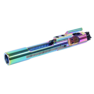 Guntec Usa Guntec USA GT-BCG-RPVD AR-15 Bolt Carrier Group Mil-Spec BCG (Gloss Rainbow PVD Coated) - $238.80 at ABCSportZ