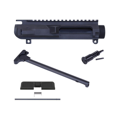 Guntec Usa Guntec USA GT-UPPER-3-308 AR .308 Cal Complete Upper Receiver Kit With Charging Handle, Forward Assist, And Ejection Door Assembly (Anodized Black) - $191.40 at ABCSportZ