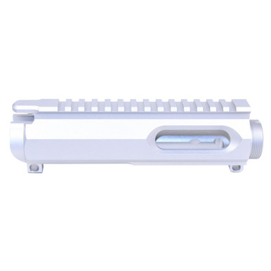 Guntec Usa Guntec USA GT-UPPER-9-CLEAR AR-15 9mm Dedicated Stripped Billet Upper Receiver (Anodized Clear) - $82.80 at ABCSportZ
