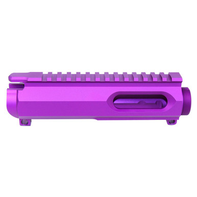 Guntec Usa Guntec USA GT-UPPER-9-PURPLE AR-15 9mm Dedicated Stripped Billet Upper Receiver (Anodized Purple) - $82.80 at ABCSportZ