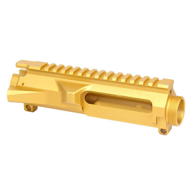Guntec Usa Guntec USA GT-UPPER-GOLD AR-15 Stripped Billet Upper Receiver (Anodized Gold) (Discontinued) - $130.80 at ABCSportZ