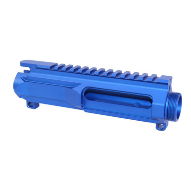 Guntec Usa Guntec USA GT-UPPER-SL-BLUE AR-15 5.56 "Slabside" Stripped Billet Upper Receiver (Anodized Blue) - $107.94 at ABCSportZ