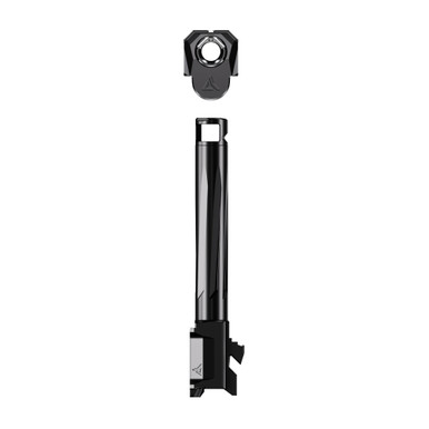 Radian Weapons R0844 AFTERBURNER + RAMJET Combo - Ultimate Recoil Reduction & Accuracy for Glock 48, Threadless Barrel, Radianite Finish