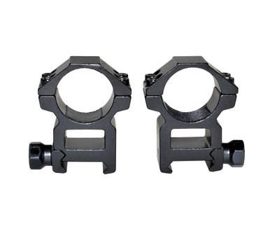 Presma PT-25H4 High Profile Scope Rings for Picatinny Rail - Durable & Secure Optics Mounting Solution