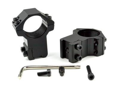 Presma AG-25H4 High Profile Scope Rings for 9mm to 14mm Dovetail Rails - Durable, Lightweight & Easy Installation for Precision Shooting