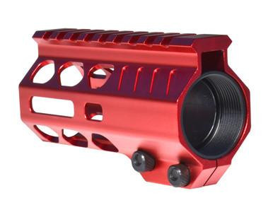 Presma Presma 4.2" Red M-LOK Free Float Handguard for 223/5.56 - Lightweight Aluminum Rifle Upgrade - $27.95 at ABCSportZ