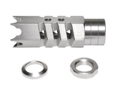 Presma Presma MZ-05-02-SS Tactical .308 Muzzle Brake - Precision Stainless Steel Recoil Reducer for AR Rifles - $20.95 at ABCSportZ