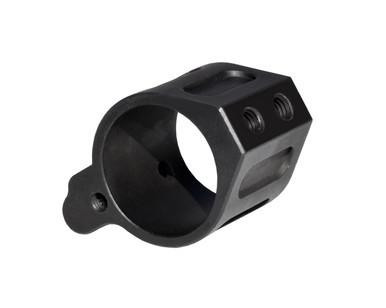 Presma GB12 Adjustable Low Profile Gas Block - Optimize Firearm Performance, 0.936" Black Steel