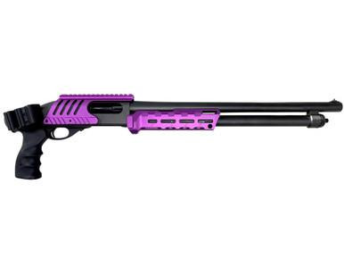 Presma MRMK1-PUR Aftermarket Combo Set for Remington 870 | Lightweight Aluminum Saddle Mount & Ergonomic Purple Forend