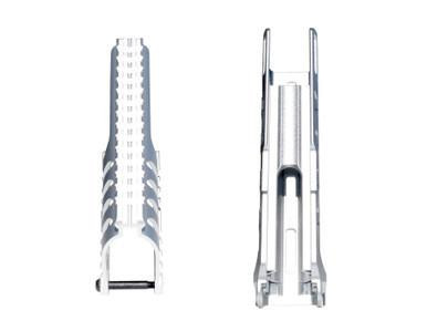 Presma MRMK1-S Aftermarket Combo Set for Remington 870 - Durable Aluminum Saddle Mount and Forend with Silver Finish, Enhanced Stability & Performance