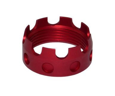 Presma Presma ABNT03-R Aluminum Castle Nut for .223/5.56/.308 - Durable Red Finish, High-Strength Design, Lightweight & Corrosion-Resistant - $8.95 at ABCSportZ