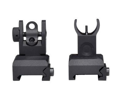 Presma MFLRS08 Aluminum Backup Sight Set - Durable Front and Rear Sights for Precision Shooting