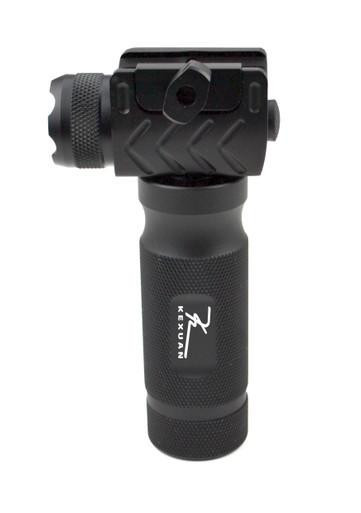 Presma GPFL01 Aluminum Picatinny Foregrip with LED Flashlight - Tactical Grip & Illumination Solution