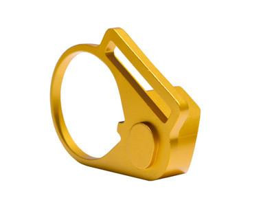 Presma ABTA10-GL Aluminum Receiver End Plate with LEFT SIDE 1" Sling Adapter for .223/5.56/.308 - Gold Finish Tactical Accessory