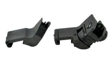 Presma MAFRS02 45 Degree Offset Backup Sights - Lightweight Polymer Tactical Sights for Enhanced Shooting Precision