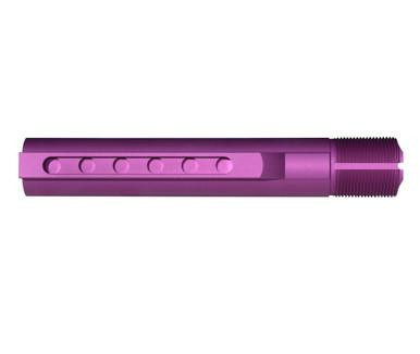 Presma UB_ASBT04-PUR Mil-Spec 6 Position Buffer Tube - Durable Adjustable Tactical AR-15 Accessory in Striking Purple Finish